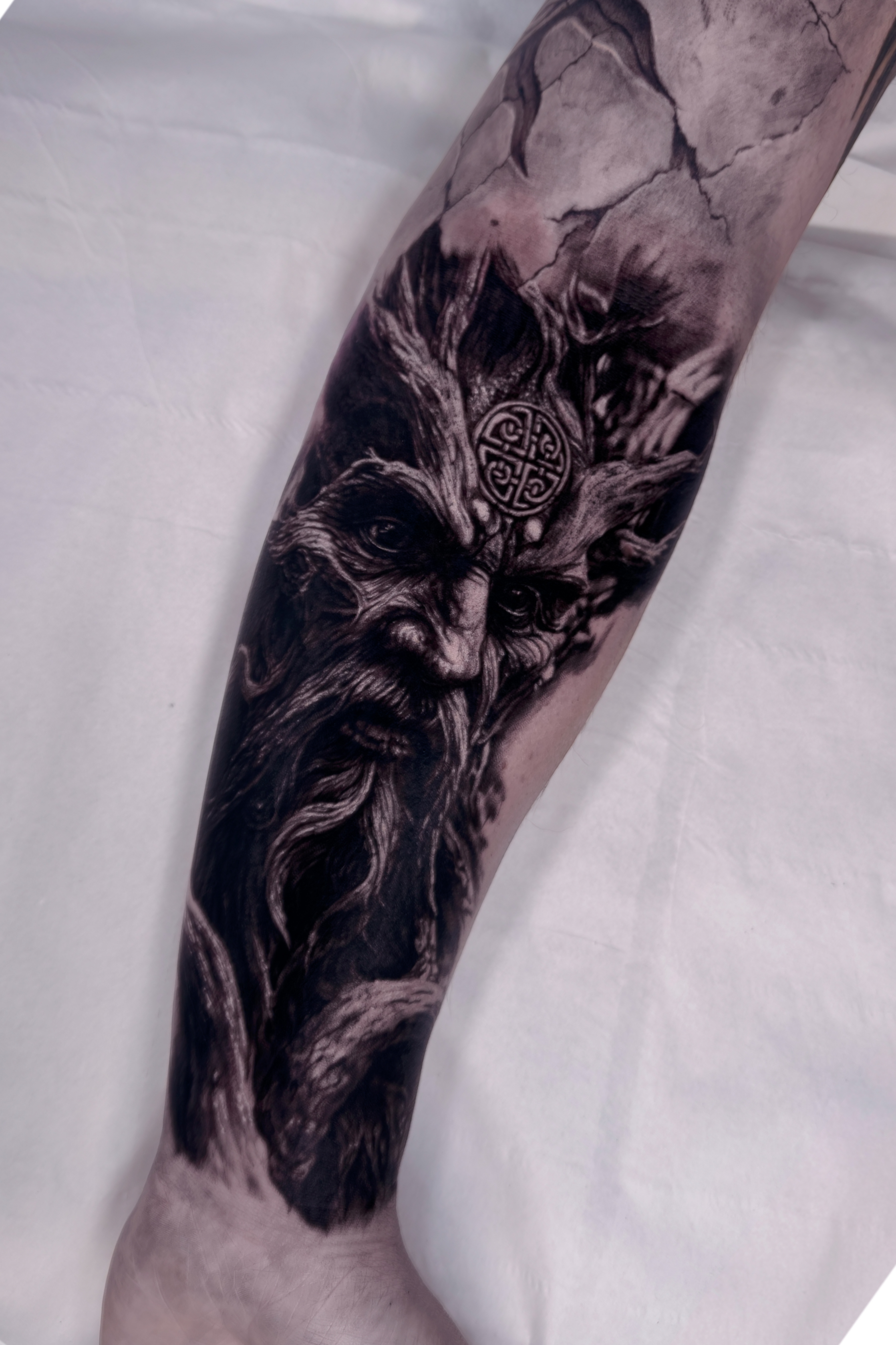 Black and grey realism tattoo by Vladimir Vishar London – 6