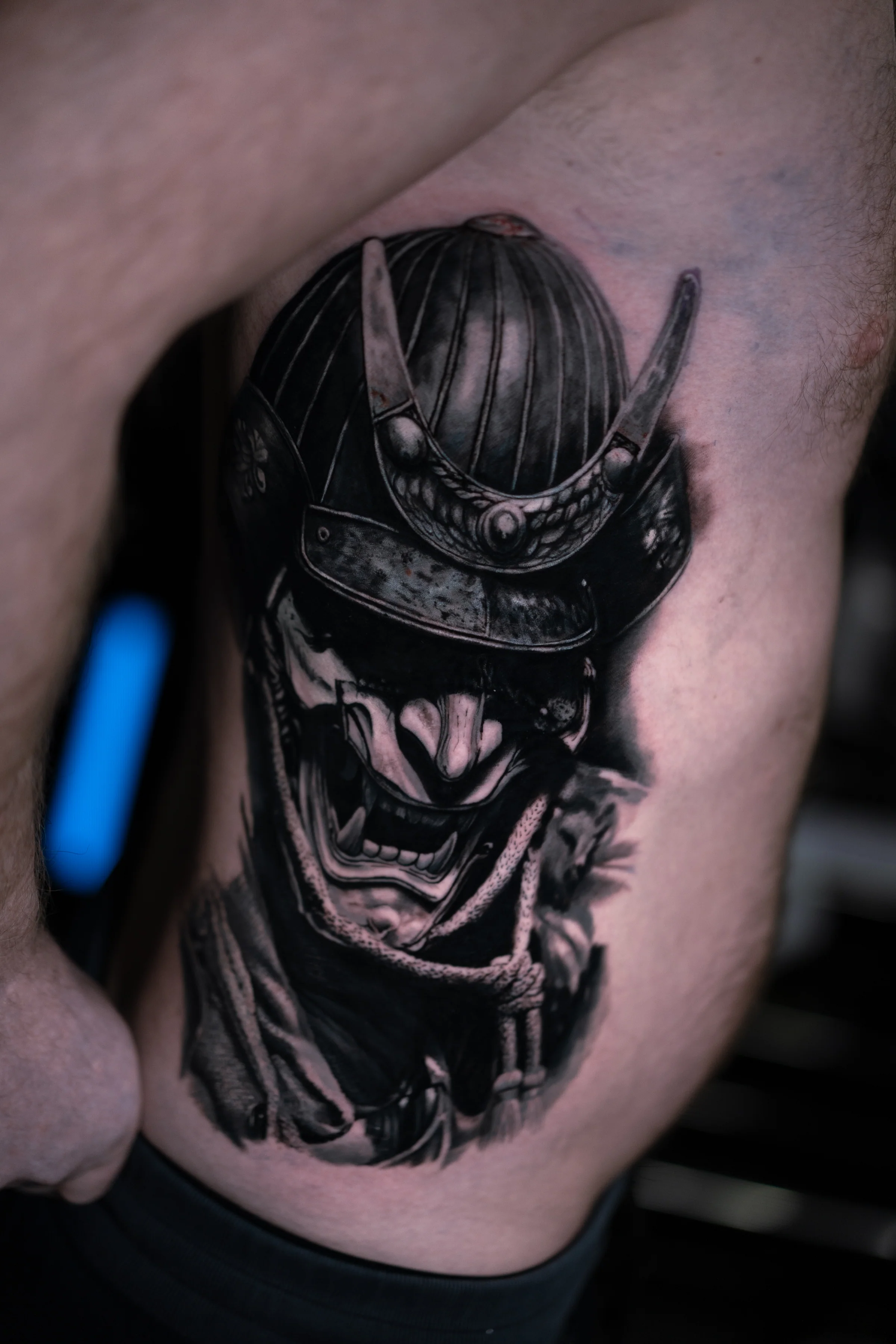Completed cover-up tattoo, comparison 2 by Vladimir Vishar