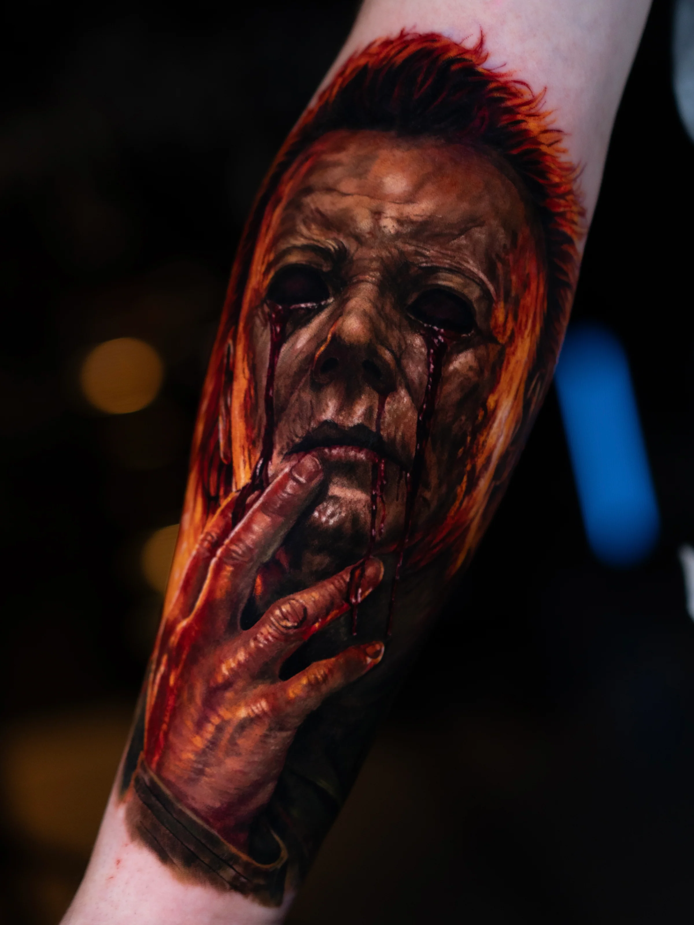 Completed cover-up tattoo, comparison 3 by Vladimir Vishar