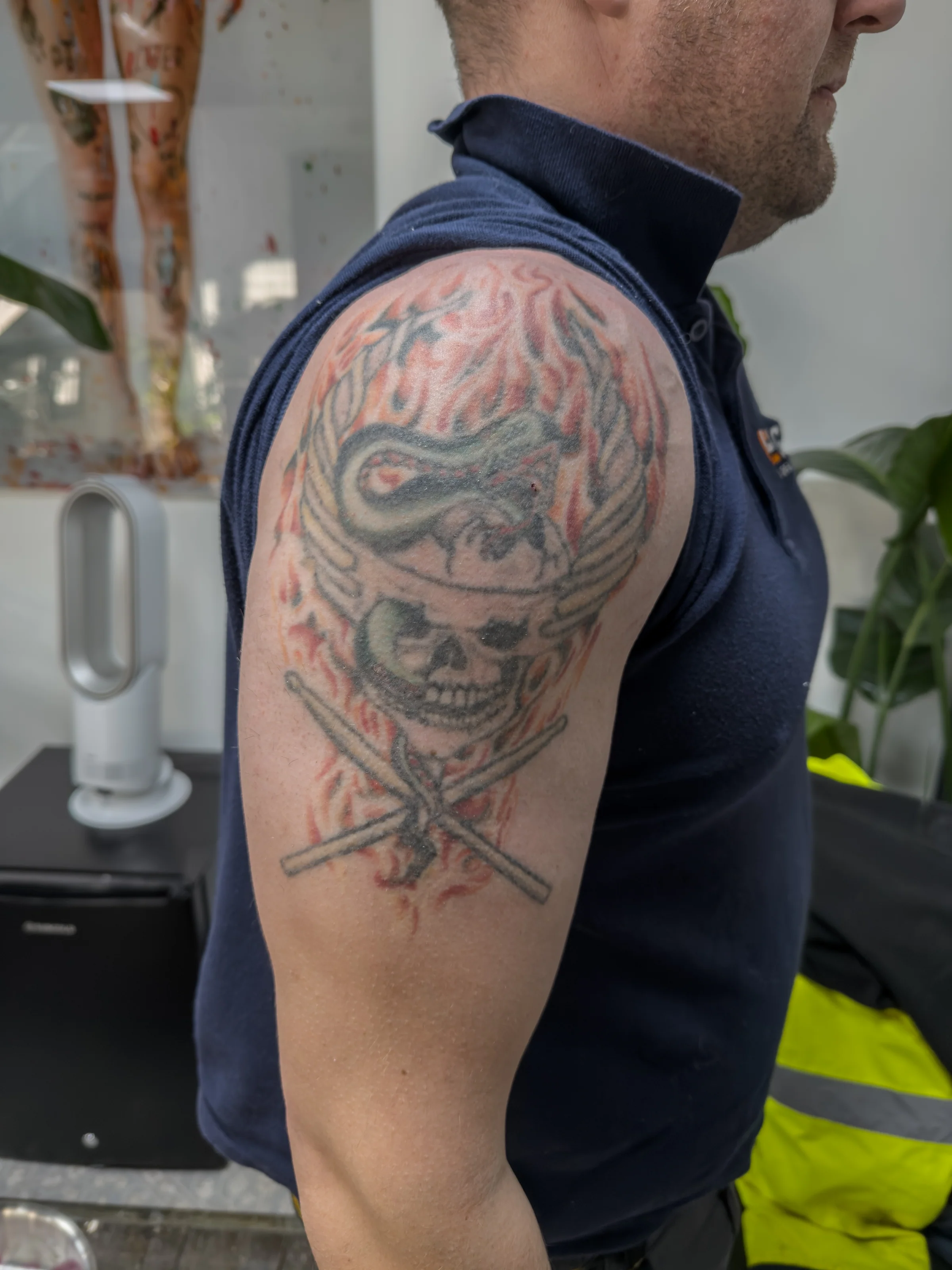 Old tattoo before cover-up, comparison 4 by Vladimir Vishar